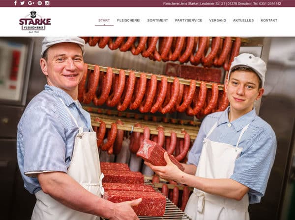 Webseiten für Handwerker und Fleischer